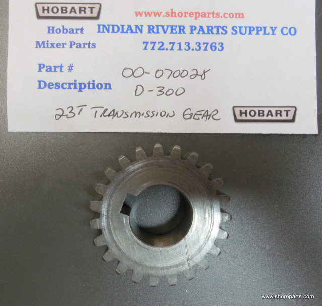 Hobart Mixer D300 00-070028 23 Tooth Transmission Gear New
